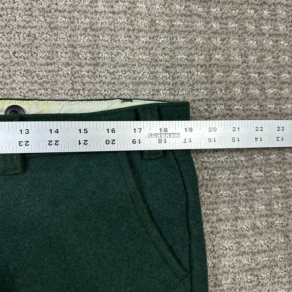 Vtg Codet Mens Forest Green Wool Blend Outdoor Hunting Pants 38x33 Made in CAN - Picture 5 of 9